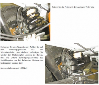 Zusatzschraubenfedern für die Hinterachse für Ducato 250