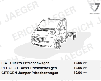 13-poliger Elektrosatz für Fiat Ducato ab Baujahr 2006